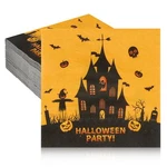 50 Pack Halloween Paper Napkins Disposable Cocktail For Party New. Price: $15.61.