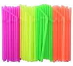 Alink 500-PCS Neon Colored Flexible Drinking Straws, Plastic Disposable Bendy... New. Price: $17.21.