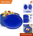 Heavy Duty Blue Disposable Plates 12X10 Oval For Party Picnic Graduation 50 New. Price: $36.97.