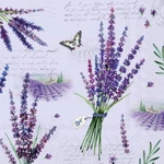 Boston International - Viola Lavender Luncheon Napkin L962389 New. Price: $13.00.