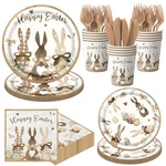 Guzbewu 120PCS Easter Bunny Party Paper Plates And 9 Inches, 7 Blue New. Price: $24.90.