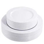 60PCS White Plastic Plates - Heavy Duty Disposable For Easter Pa... New. Price: $66.27.