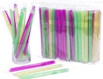 100PACKS Plastic Straws Disposable Individually Wrapped 0.43IN Big Width Bend... New. Price: $20.87.
