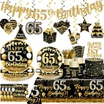 170PCS 65TH Birthday Decorations For And Women, 300GSM Thick Plates 2 Tab... New. Price: $28.86.