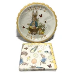 Beatrix Potter Peter Rabbit 12 Paper Plates & 20 Napkins Easter Party Meri New. Price: $14.95.