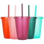 Suertestarry Reusable With Lids And Straws, 5 Pack Of 16OZ Plastic Cups,... New. Price: $16.93.