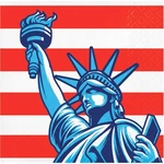 Decoupage Art Craft Cocktail Napkin 5" X Lady Liberty, July 4TH, Usa New. Price: $9.99.