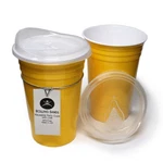 Rolling Sands Reusable Bpa-free 16 Ounce Yellow Party Cups With Lids 2 Pack... New. Price: $23.70.
