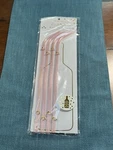 Wine Bottle Straws Pink Glitter Acrylic Washable And Reusable Slant Collections New. Price: $17.50.