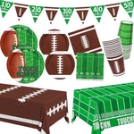 Gatherfun Football Party Supplies Kit Serve 24,INCLUDES Dinner Plates, Desser... New. Price: $32.20.