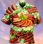 Food Life Is Better With Hot Dog Salad Hawaiian Shirt New. Price: $20.39.