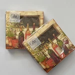 Ihr Cocktail Napkins 3-PLY Paper 40-COUNT Wine Lovers And Olives New. Price: $17.89.