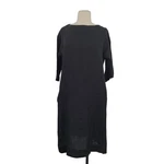 Sugar Candy Mountain Linen Nico Dress Sz Black Minimalist Capsule Natural Usa Pre-owned. Price: $40.80.
