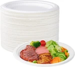 Ecolipak 100% Compostable Heavy Duty Paper Plates, 150 Inch, White New. Price: $42.99.
