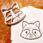 Baby Raccoon Cookie Cutter -woodland Animal Shower Enchanted Forest Critter New. Price: $17.21.