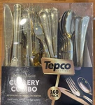 160 Plastic Silverware Set - Cutlery Disposable Flatware 80 P... New. Price: $35.00.