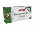 Solo Heavyweight Knives White Plastic, Strong, Banquet Quality 500 Pieces New. Price: $12.99.