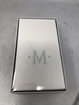 Caspari Antique Initial M Robin's Egg Paper Linen Boxed Guest TOWELS24 New. Price: $18.99.