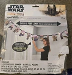 Star Wars: The Mandalorian Child Add-an-age Jumbo Letter Banner New. Price: $8.00.