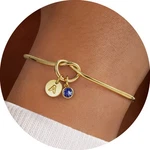 Turandoss 18K Gold Plated Month Birthstone Initial Bracelets For Women Girls New. Price: $10.99.