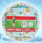 Elf Buddy The Fa La Santa Snow Christmas 32 Pack Partyware Disposable Set New. Price: $11.89.