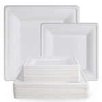 Ecolipak 120 Pack Compostable Paper Plates, 10 Inch And 8 Heavy Duty Eco... New. Price: $61.57.