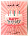 Happy Birthday Cake Party Goods In Box 43 Pieces Banner Candle Plates Cups New. Price: $8.45.