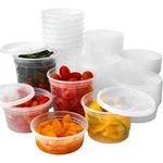 8 12 16 24 32 Oz Heavy Duty Plastic Deli Food/soup Containers W/airtight Lids New. Price: $20.99.