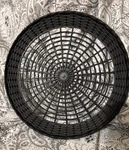 Set Of 12 Vintage Plastic Paper Plate Holders Black Wicker Look Cookout Picnic New. Price: $17.49.