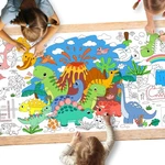 Gatherfun Dinosaur Party Giant Coloring Poster - 31.5X 72"L 31.5"W, White New. Price: $18.98.