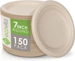 Ecovita 100% Compostable Paper Plates 7 In. 150 Disposable Friend New. Price: $45.99.