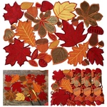 Fall Set Of 6 Thanksgiving Autumn Maple Leaf Embroi... New. Price: $40.27.