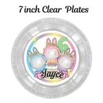 Cute Monster 7" Clear Disposable Plates Set Of 12 Birthday Party Decoration New. Price: $21.99.