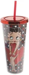 Spoontiques 21600 Betty Boop Foil Cup W/straw, 20 Ounces, Black New. Price: $26.45.