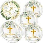 Egami 40PCS God Bless Party Supplies,include First Communion 20 Dessert Plate New. Price: $14.99.