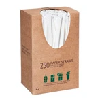 7.75 Inches White Disposable Paper Drinking Straws Wrapped & Compostable New. Price: $21.95.