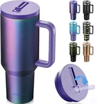 40 Oz Tumbler With Handle Flip Straw Lid - Upgraded Insulated Traveler New. Price: $44.63.
