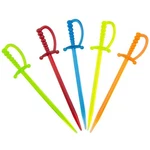 Oddier 100PCS 3.3 Inch Plastic Sword Toothpicks For 100, Colorful New. Price: $12.99.