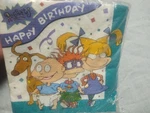 Rugrats Birthday Party Paper Napkins Nickelodeon Designware Vtg 1990S Made Usa New. Price: $8.95.