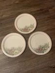 New 3 Sets Of 8 Amscan Horn & Holly Christmas Extra Sturdy Paper Plates 10 1/2". Price: $23.65.