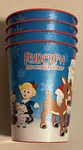 Hallmark Rudolf The Red-nosed Reindeer Party Souvenir Plastic Cups 22OZ Set Of 4 New. Price: $24.99.