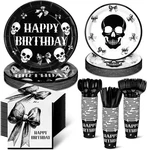 Marspark 210 Pcs Gothic Birthday Decorations Halloween Happy ... New. Price: $40.25.