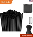 7.75" Plastic Straws 500 Count, Disposable - Made For Standard 16OZ Gl... New. Price: $29.85.