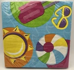 Fun Sun Summer Luau Beach Pool Ice Cream Birthday Party Paper Luncheon Napkins New. Price: $10.99.