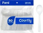 Pami Heavy-weight Disposable Plastic Soup Spoons 50-PACK Bulk King Size Delu New. Price: $10.98.