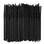 200 Pcs Flexible Black Plastic Drinking Straws 10.3 Inches Extra Long Dispos... New. Price: $15.71.