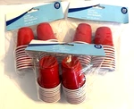 Mini Red Cups 2OZ Plastic Shot Glasses Jelly Drink Party Disposable (3 Pk Of 20) New. Price: $14.95.