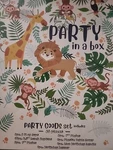 Set Of 2 Party In Box Jungle Safari Birthday 43 Pcs Each 86 Total Lion Monkey New. Price: $10.00.