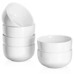 Dowan 10 Small Bowls, Ice Cream - 4.25" Ceramic Oz, Soft White New. Price: $42.99.