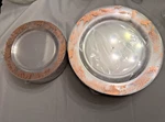 Nervure Plastic Plates Set - 51 Dinner 10.25" & Dessert 7.5" New. Price: $30.00.
